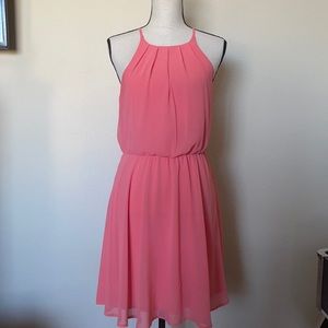 Coral/Pink spaghetti strap sundress